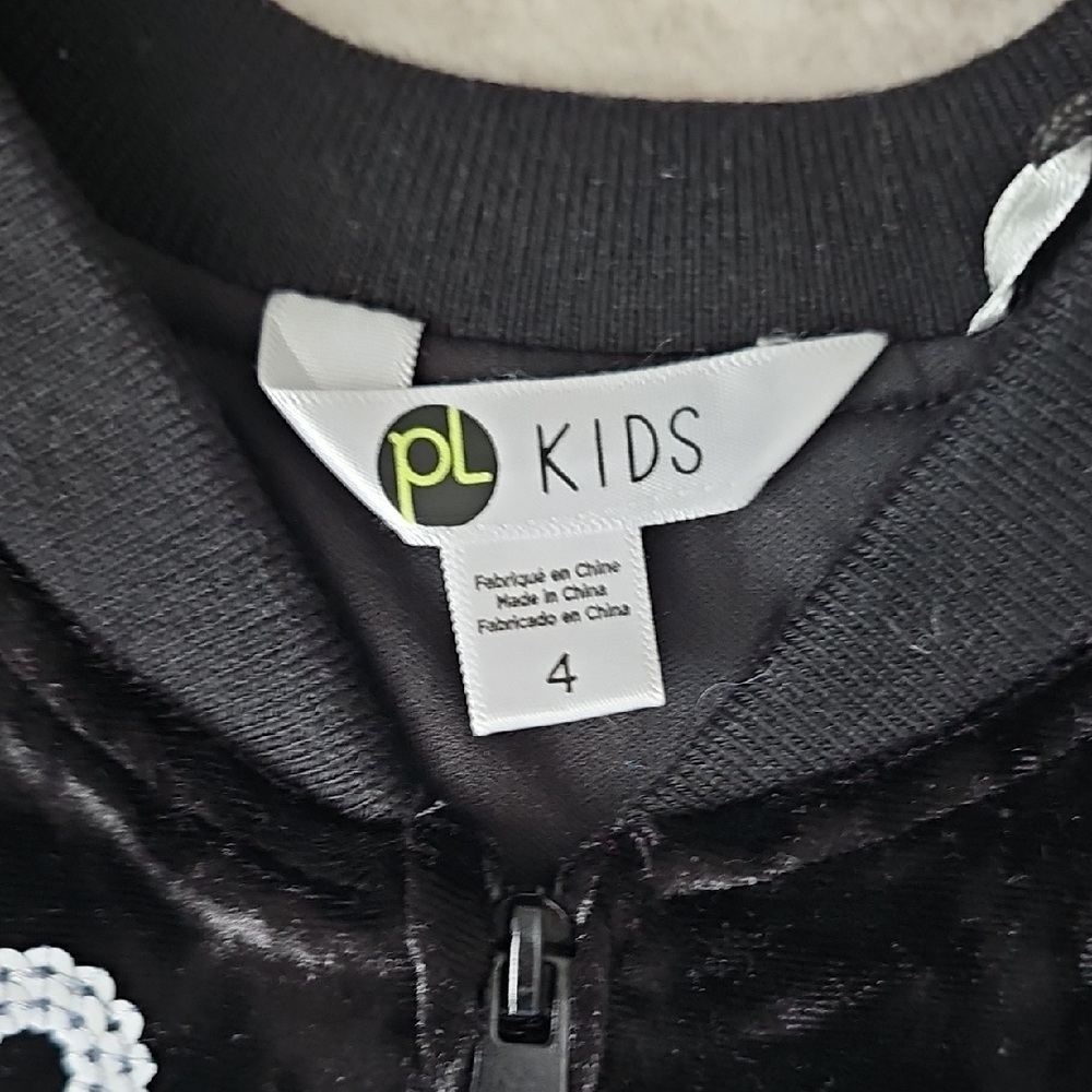 Petit Lem Black and Gold Heart Sweatshirt - Picture 2 of 3
